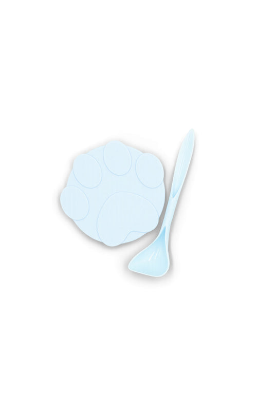 BudgetPaws Silicone Pet Food Can Cover + Spoon Set
