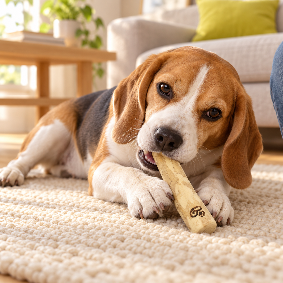 BudgetPaws Coffee Wood Chew Stick for Dogs