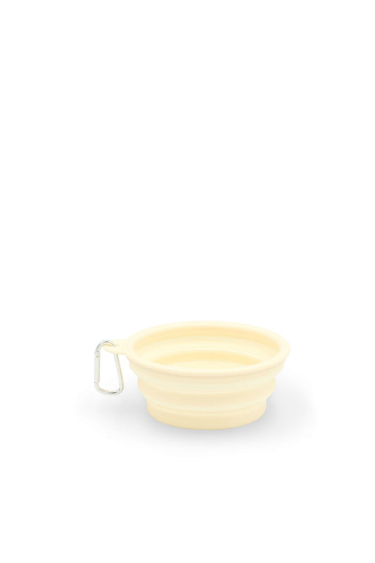 BudgetPaws Collapsible Silicone Travel Bowl (Yellow)