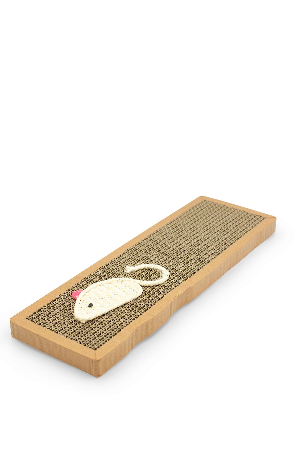 BudgetPaws Sisal Cat Scratch Board in River Clay made from natural sisal fiber for daily cat claw care.