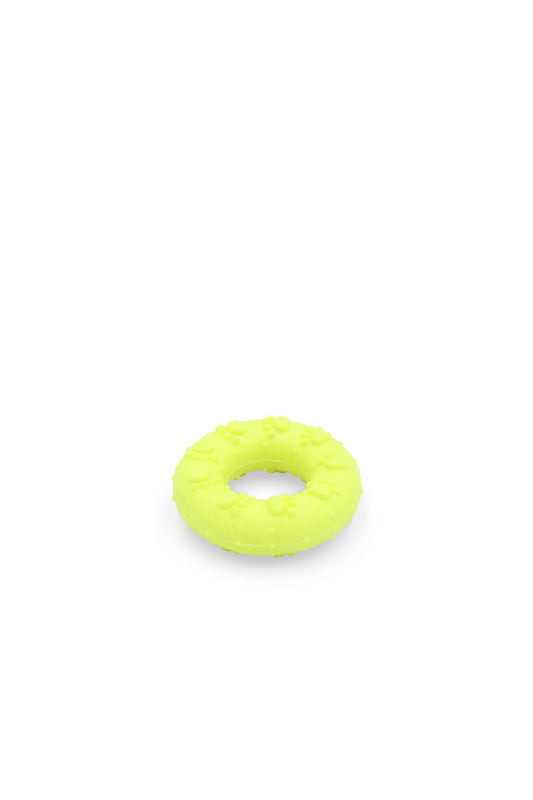 BudgetPaws Rubber Donut Dog Toy | Budget Green