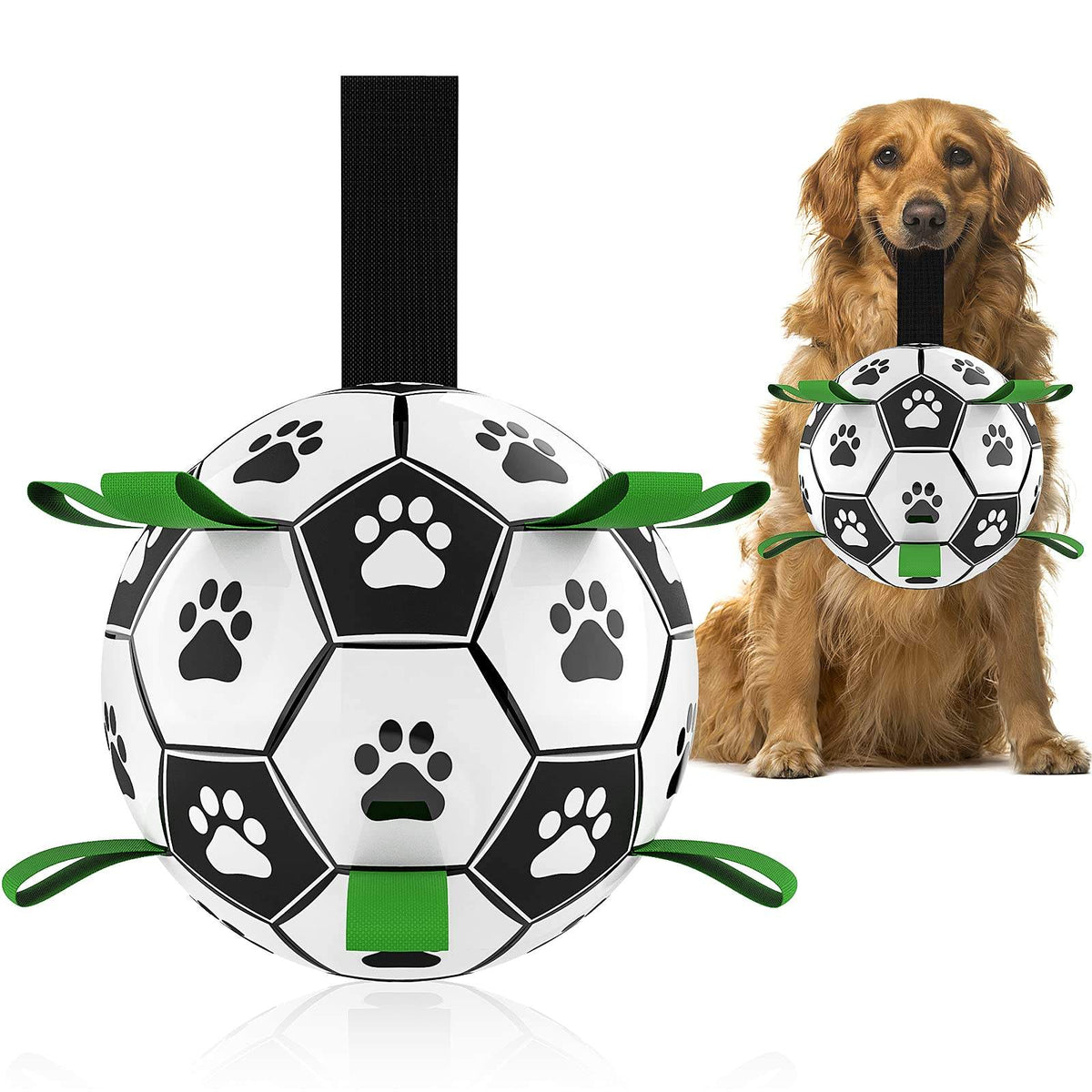 (Pre-Sale) BudgetPaws Interactive Rubber Dog Soccer Ball