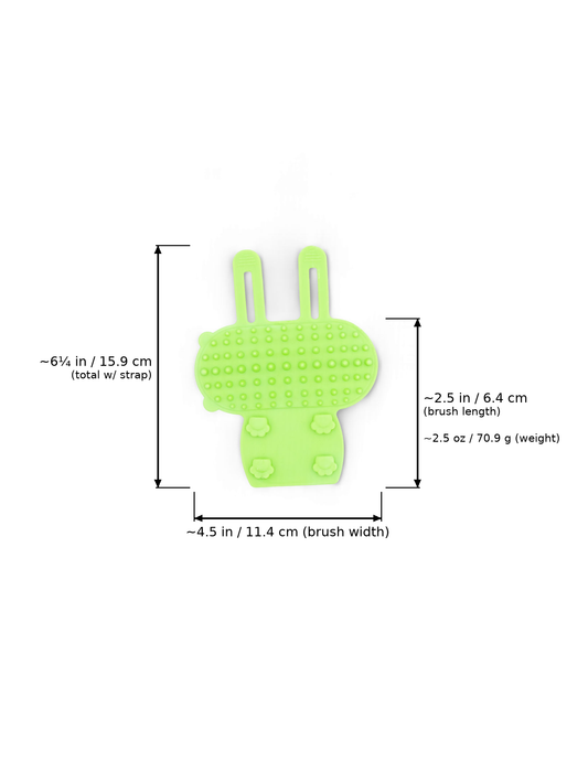 BudgetPaws Soft Silicone Table Leg Self-Grooming Cat Brush