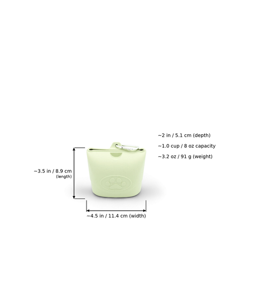 BudgetPaws Silicone Dog Treat Pouch